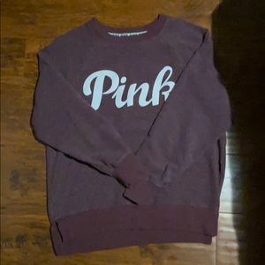Pink crew neck
